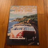 Quadro vintage “California HWY 1”