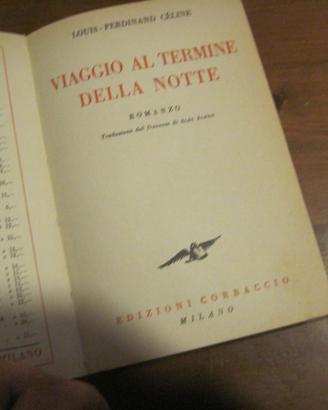 viaggio al termine della notte 1933 corbaccio