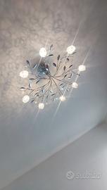 Plafoniera Design "Rami" 8 Luci