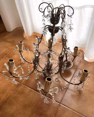 lampadario a gocce
