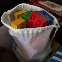 Sacco quadrotti lego