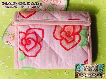 NAJ OLEARI VINTAGE 1990 Portafoglio x carte cotone