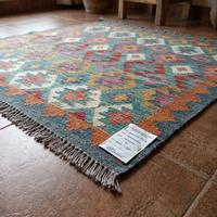 Tappeto Kilim Artigianale 100% Lana – Nuovo 