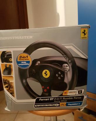 Volante e pedali Ferrari per PC e PS2