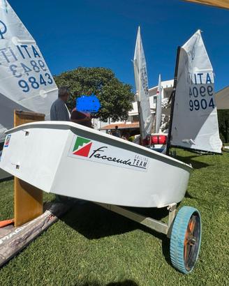 Optimist Faccenda, 3 vele e dotazione completa