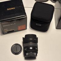 Sigma 30mm f1.4 Canon EX DC