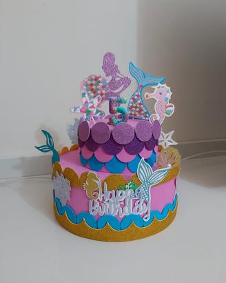 Torta artigianale finta in gomma eva