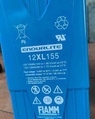 3 (+1 da testare) Batterie 12v AGM 150ah fotovolt.
