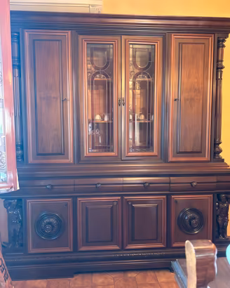 Sala da pranzo completa stile Neorinascimentale