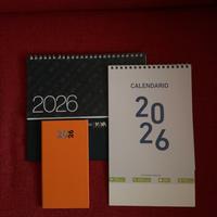 Agendina, planning e calendario da tavolo 2026