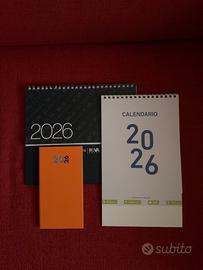 Agendina, planning e calendario da tavolo 2026