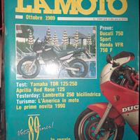 Rivista LA MOTO numero 10 anno 1989