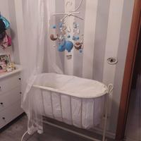 Culla in ferro battuto