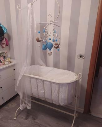 Culla in ferro battuto