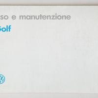 Manuale Uso Manutenzione VW Golf G60 e Rallye