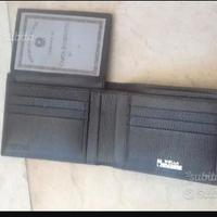 Birra Menabrea 1846 portafogli NUOVO vera pelle