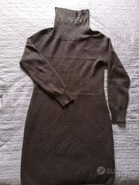 Vestito Bonprix con collo decorato, taglia 42-44