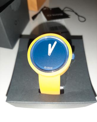 orologio O bag  O clock giallo