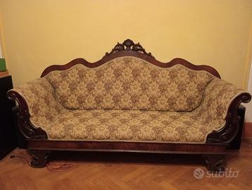 Divano a barca fine '800