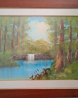 Quadro Vintage su Tela cornice in legno