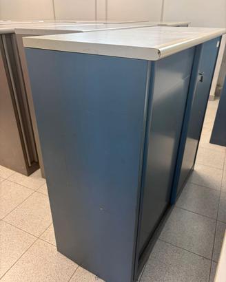 14 Mobili Ufficio metallo (blu e grigio)