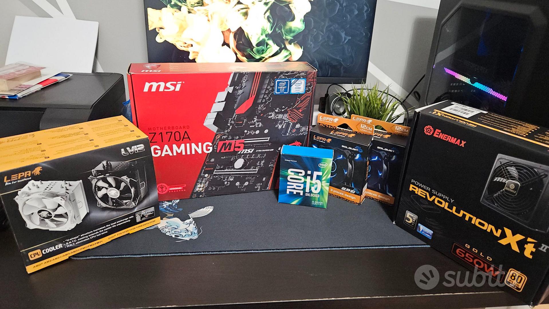 Componenti pc Lga 1151 - Cpu, ali, dissi, e 2 fan - Informatica In ...