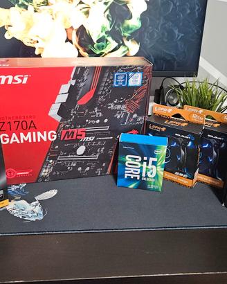 Componenti pc Lga 1151 - Cpu, ali, dissi, e 2 fan