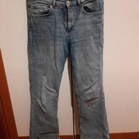 jeans ZARA donna cropped EUR 40 USA 8