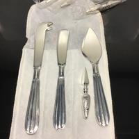 Set coltelli formaggi,nuovo,silver plated