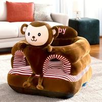 Poltrona in peluche scimmietta