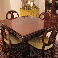 Set Sala da Pranzo Completo: Tavolo+Sedie+Tappeto