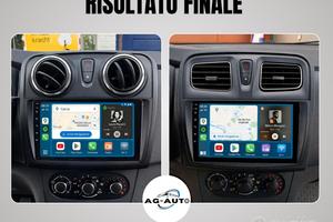 Dacia Sandero Logan Autoradio android KIT COMPLETO