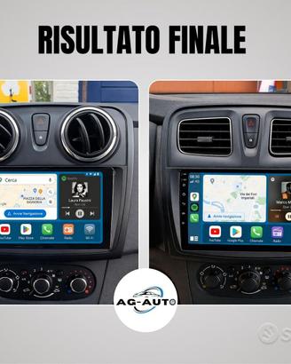 Dacia Sandero Logan Autoradio android KIT COMPLETO