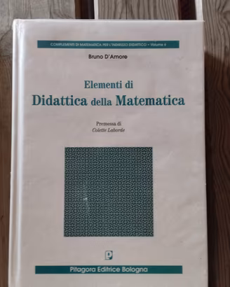 Elementi di didattica della matematica 