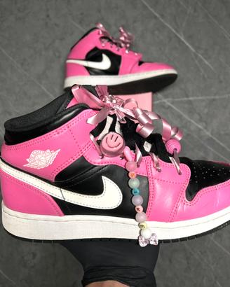 Nike Air Jordan 1 Mid Custom Pink 🎀