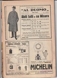 Rivista TOURING CLUB ITALIANO collezione 1915