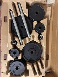 Kit Manubri e Bilanciere 50 Kg