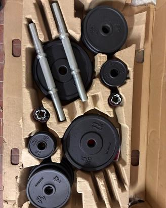 Kit Manubri e Bilanciere 50 Kg