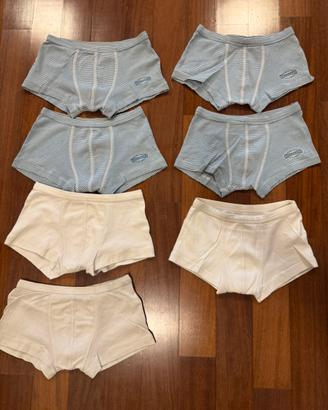 Lotto 7 boxer petit Bateau 5-6 anni