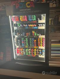 Espositore vuoto pennarelli posca uniposca