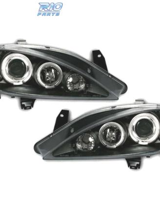 FARI PER RENAULT MEGANE 99-02 ANGEL EYES FONDO NER