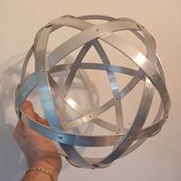 pentasfera 32 cm in alluminio