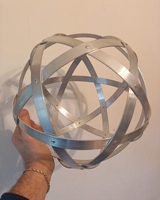 pentasfera 32 cm in alluminio