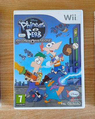 Giochi console Wii - Zumba, Phineas e Ferb, Sport