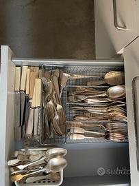 Posate in metallo stile navale