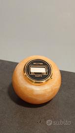 orologio da scrivania in supporto in onice