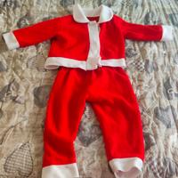 vestito babbo natale bambino 6/12