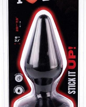 Butt plug, cuneo anale, XL nero (20x8 cm)