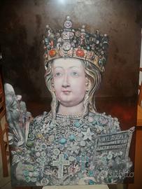 Olio su tela di Sant 'Agata