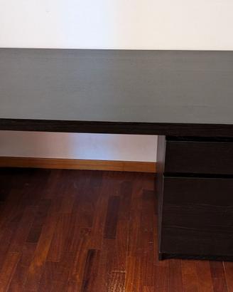 🖤 Scrivania IKEA MALM nera 140×65 cm  €50